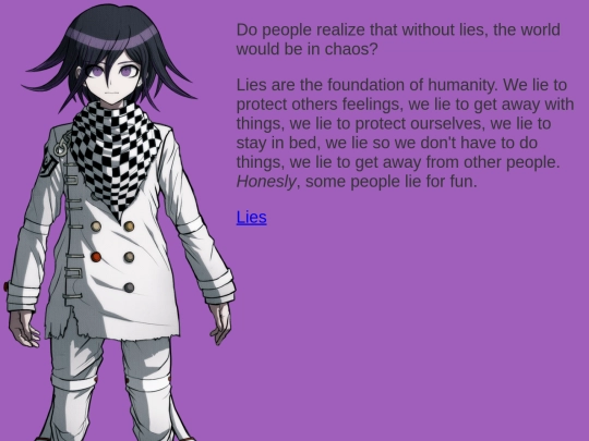 lies screenshot