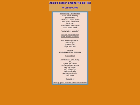 webtodo/josie screenshot