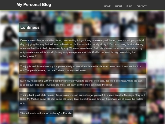 loneliness screenshot