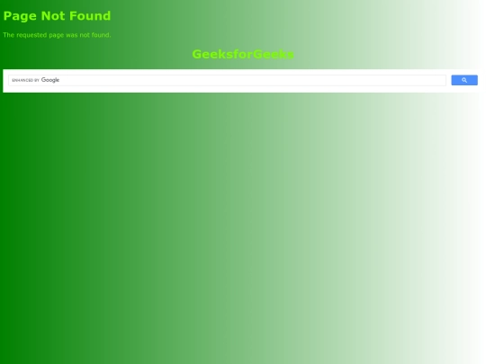 not_found screenshot