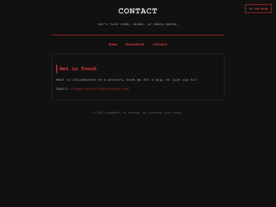 contact screenshot