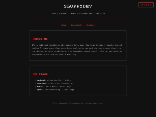 index screenshot
