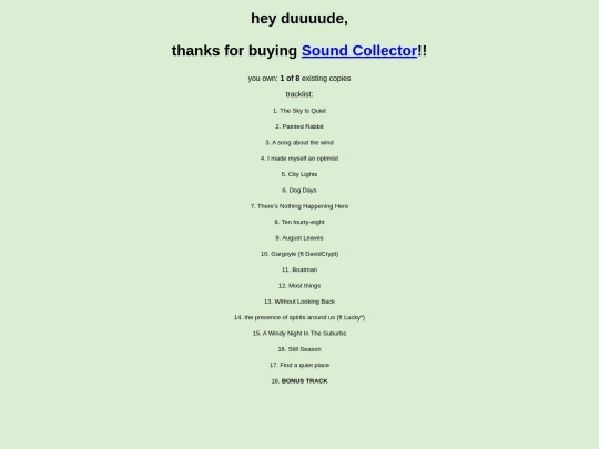 SoundCollectorCD screenshot
