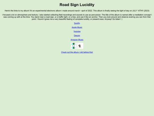 roadsignlucidity screenshot