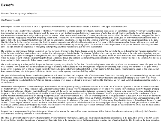 Page screenshot