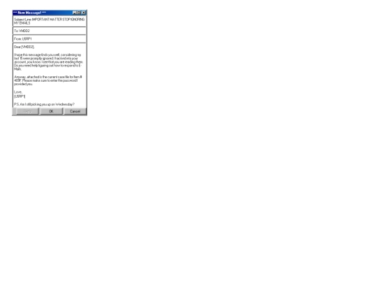 newmessage screenshot