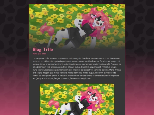 blog-template screenshot