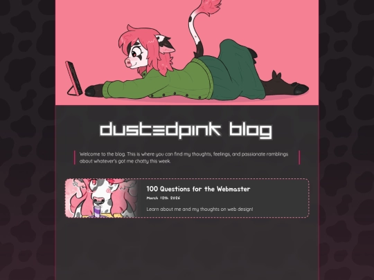 blog screenshot