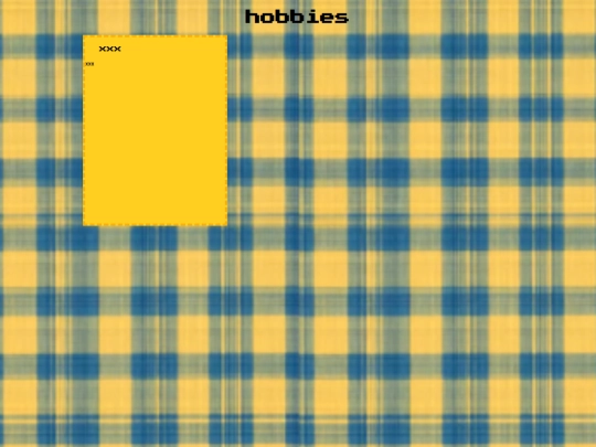 hobbies screenshot