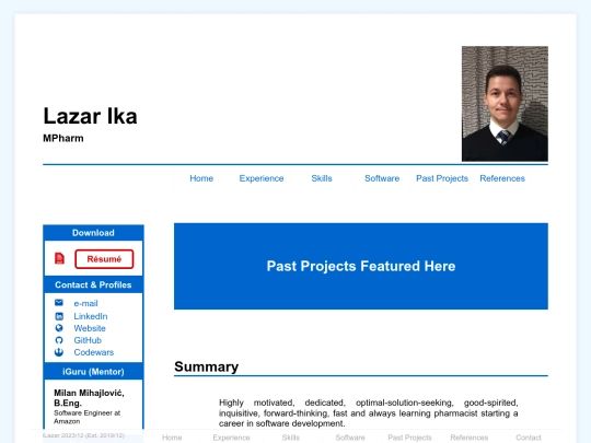 iLazar-Website-201912 screenshot