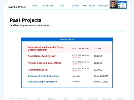 iLazar-Website-201912/lazar-projects screenshot