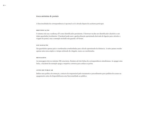 privacidade screenshot