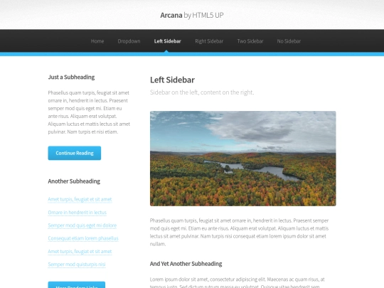 left-sidebar screenshot
