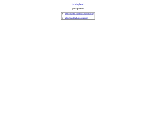 Kirby Webring/list screenshot