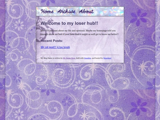 blog screenshot