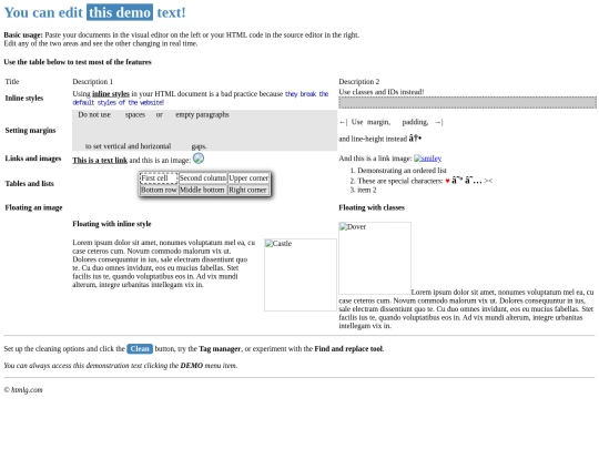 index screenshot