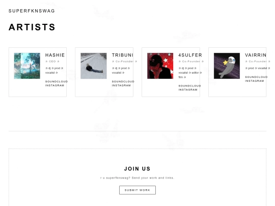 artists screenshot