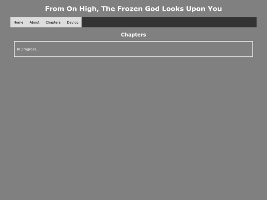 chapters screenshot