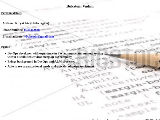 index screenshot
