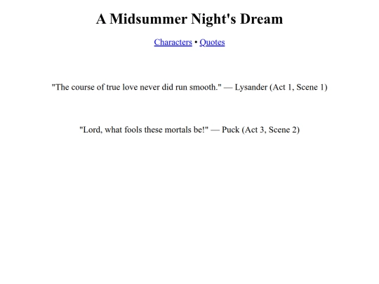 pages/quotes screenshot