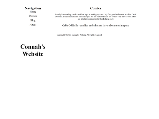 website (old)/comics screenshot