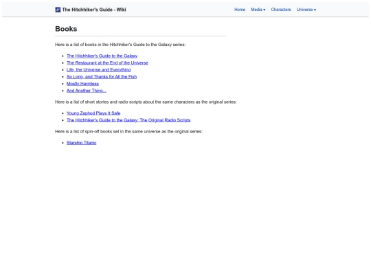 wiki/books screenshot