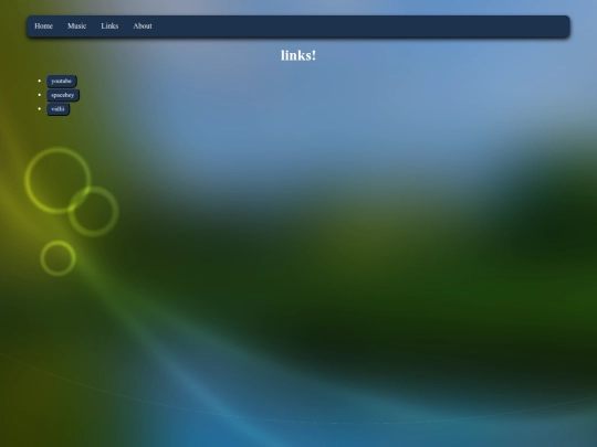 links screenshot