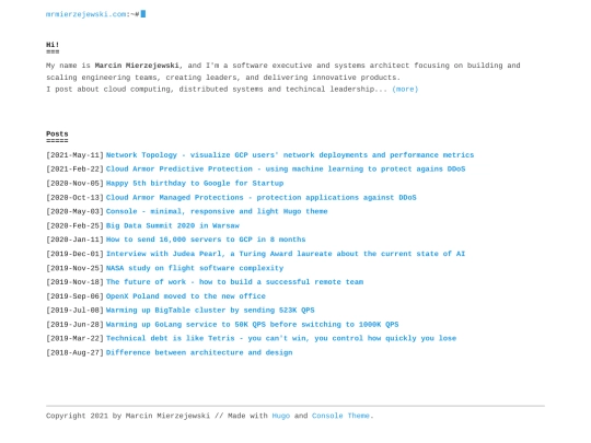 index screenshot