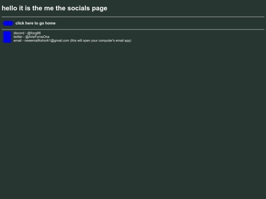 socials screenshot