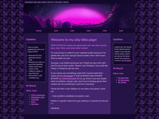 newsite screenshot