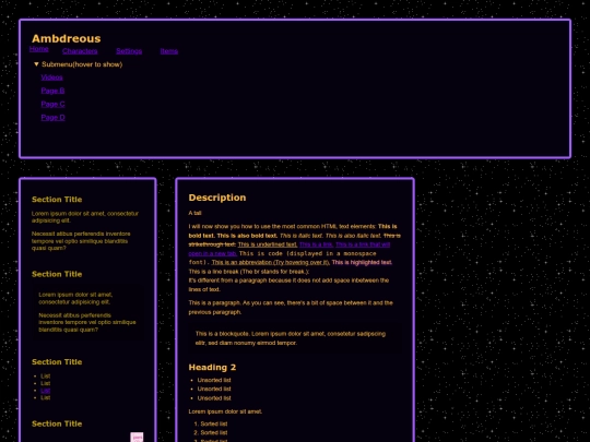 Ambdreous screenshot