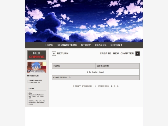 storyforger/chapters screenshot