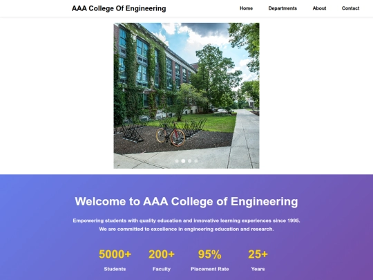 AAA College/home screenshot