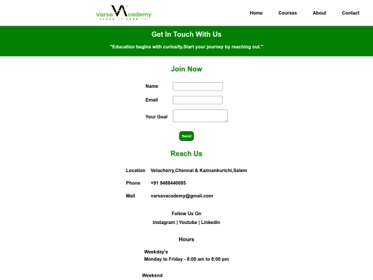 varsav/contact screenshot