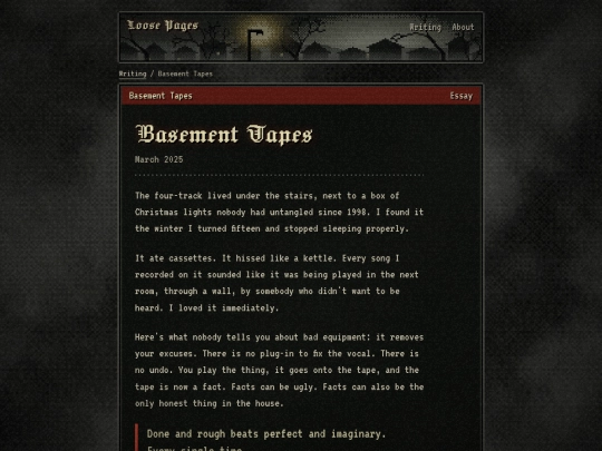 writing/basement-tapes screenshot