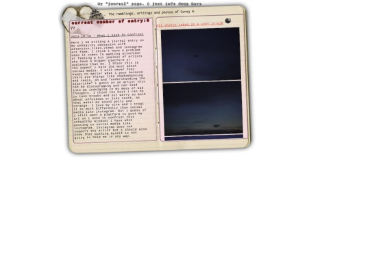 journaling screenshot