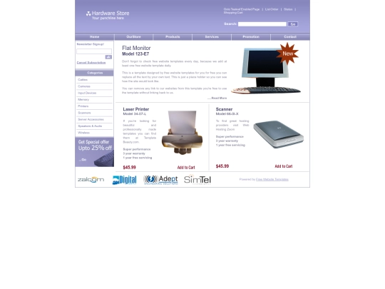 SimpleTestingWebPages/tlt_disabled screenshot