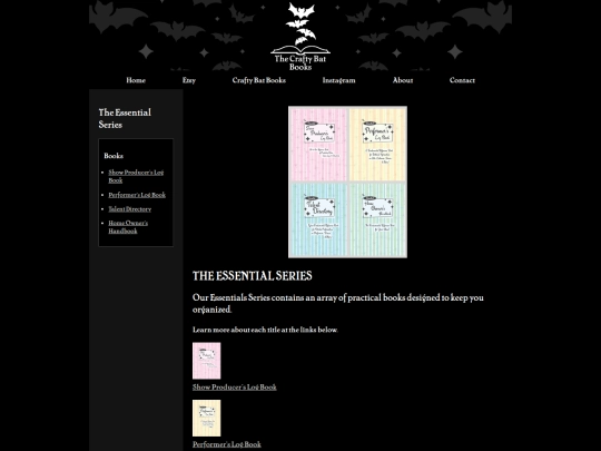 books/essentials screenshot