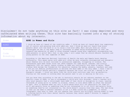 ADHD screenshot