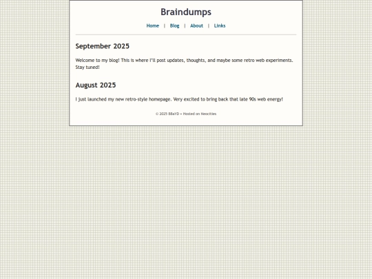 blog screenshot