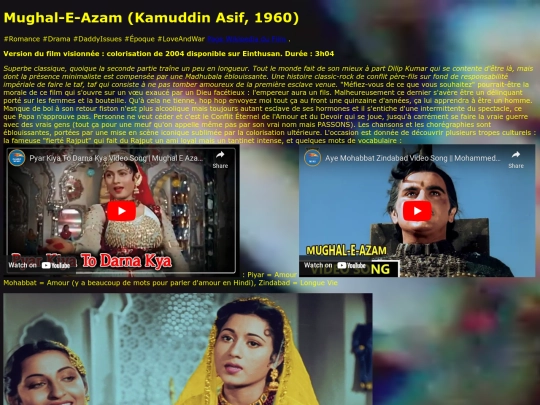 mughal-e-azam screenshot