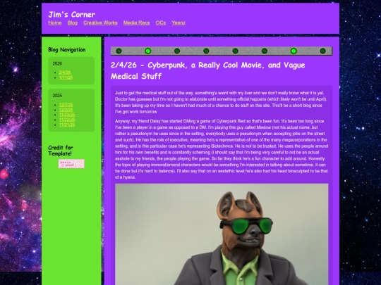 blog screenshot