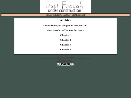 archive screenshot
