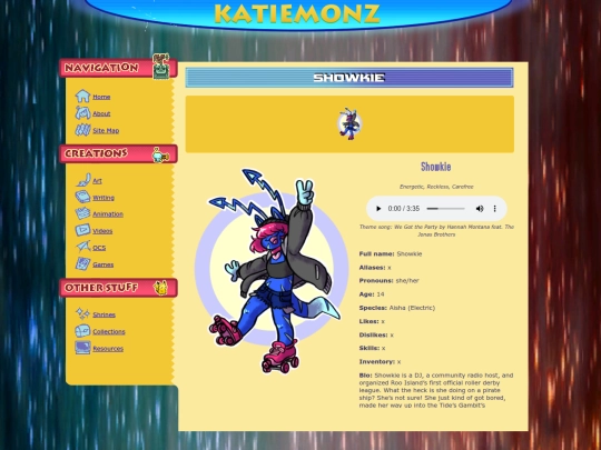 creations/ocs/showkie screenshot
