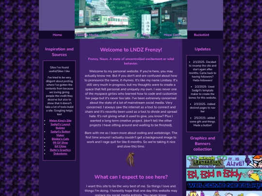 Homepage screenshot