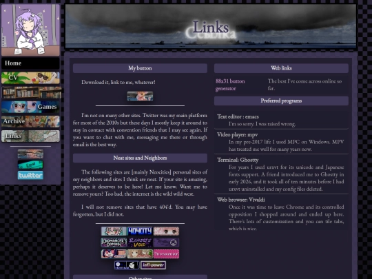 src/links/links screenshot