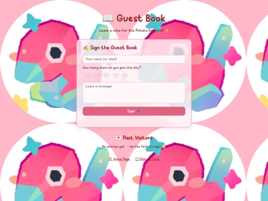Guest Book screenshot