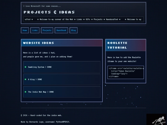 projects screenshot