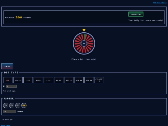 roulette/roulette-widget screenshot