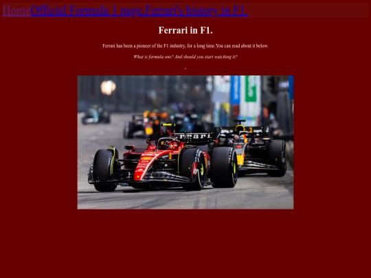 Ferrari in F1 🏎️💨 screenshot